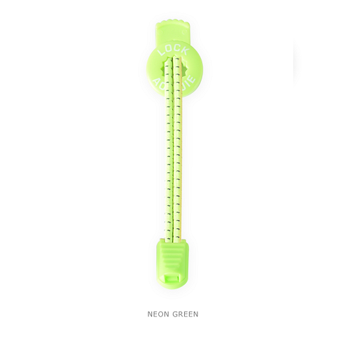 Aonijie Running Accessories Neon Green Aonijie No Tie Shoe Lock Laces One Pair