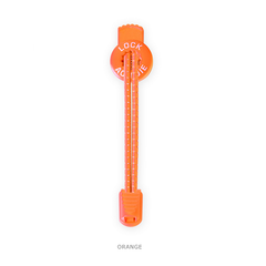 Aonijie Running Accessories Orange Aonijie No Tie Shoe Lock Laces One Pair