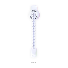 Aonijie Running Accessories White Aonijie No Tie Shoe Lock Laces One Pair
