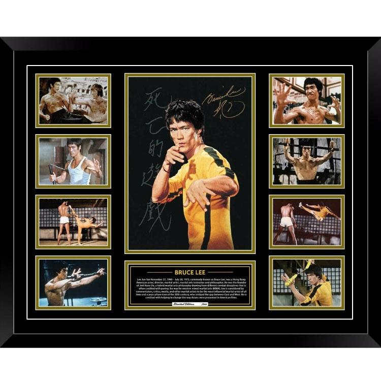 Bruce Lee Legend Signed Photo Framed Limited Edition