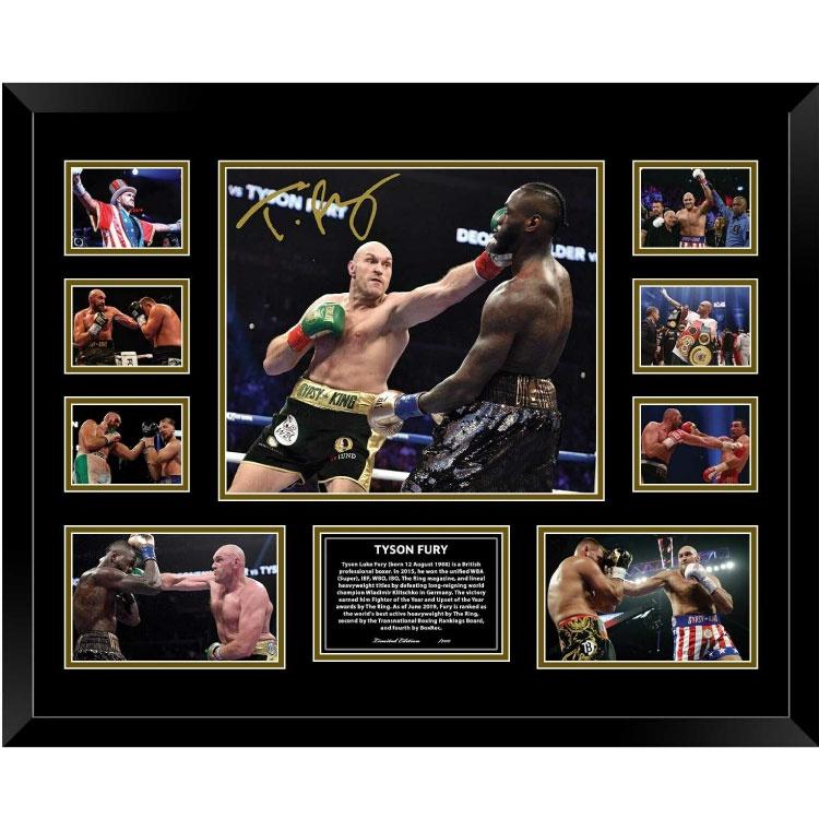 Tyson Fury Signed Photo Framed Limited Edition