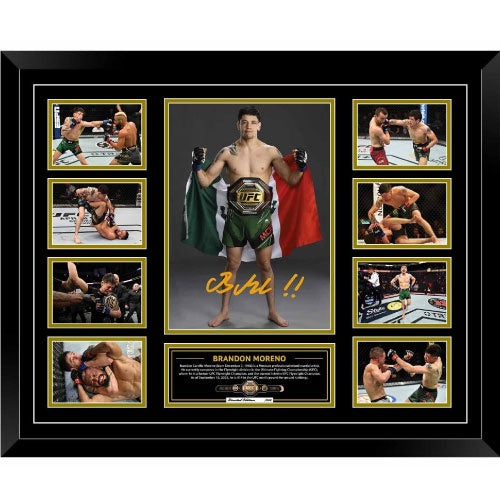 Brandon Moreno UFC Signed Photo Framed Limited Edition - The Fight Factory