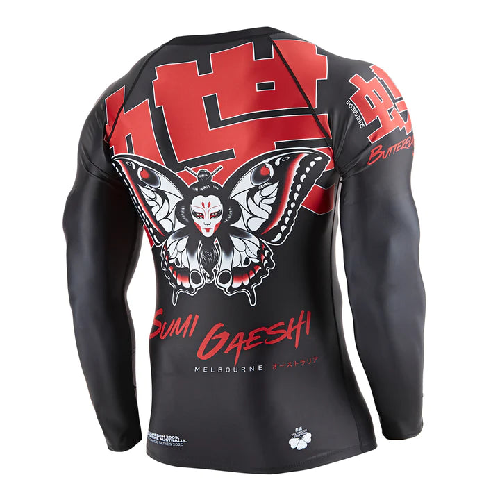 Budo Hoodies & Long Sleeve Budo Butterfly Rashguard Longsleeve