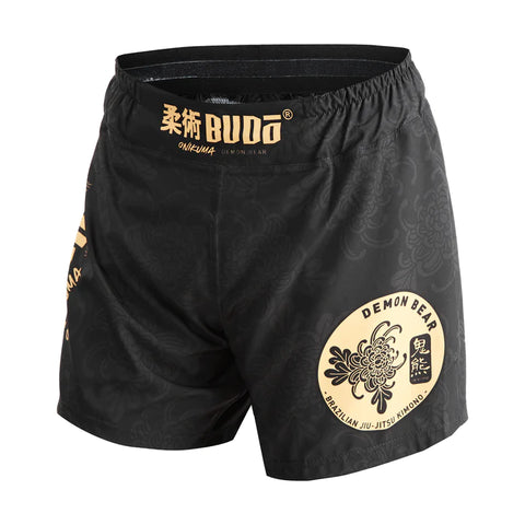 Budo MMA Shorts Budo Akkorokamui 5" Ultra Light Black