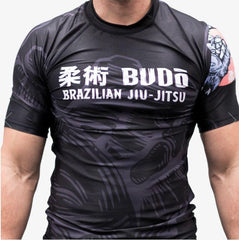 Budo Short Sleeve Rashguards Budo Zombie Shaka Rash Guard - Black