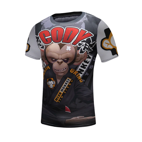 CL Sport Monkey Kids Short Sleeve Rashguard