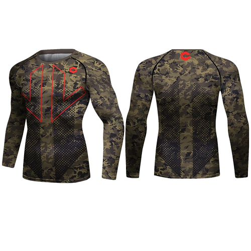 CL Sport Longsleeve Rash Guard CL Sport Sub Hunter Rashguard Long Sleeve Green