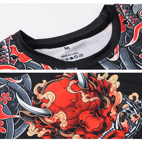 CL Sport Short Sleeve Rashguards CL Sport Demon Rashguard Short Sleeve