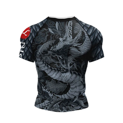 CL Sport Short Sleeve Rashguards CL Sport Luna Dragon Short Sleeve Rashguard