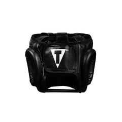 Title Classic Youth Face Protector Headgear Black - The Fight Factory