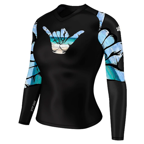 DIYUME Female Grappling Rashguard The Beach