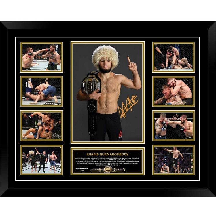 Khabib Nurmagomedov UFC 29-0 Signed Photo Framed Limited Edition