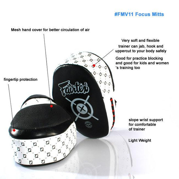Fairtex Aero Boxing Focus Mitts - The Fight Factory