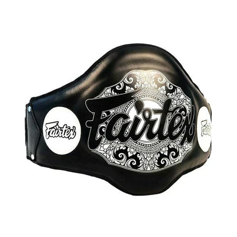 Fairtex Body Protectors Red Fairtex BPV2 Leather Belly Pad