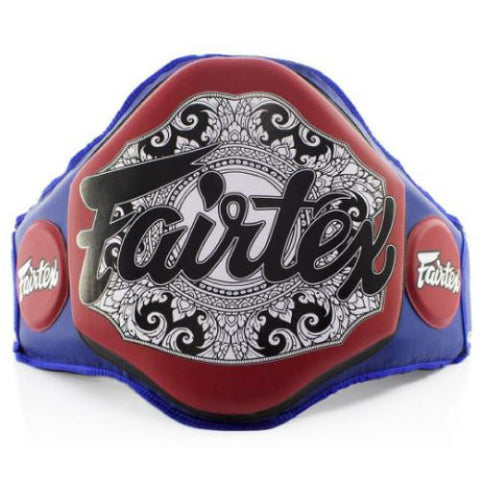 Fairtex Body Protectors Blue with Black front Fairtex Triple Champ Microfibre Belly Pad BPV3