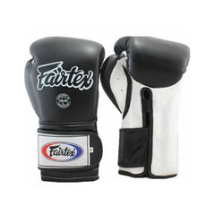 Fairtex Boxing Gloves 12oz / Black/White Fairtex Boxing Gloves Mexican Style Heavy Hitter BGV9
