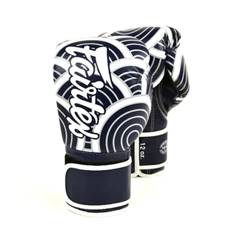 Fairtex Boxing Gloves Fairtex BGV14BLU Blue Wave Muay Thai Boxing Gloves