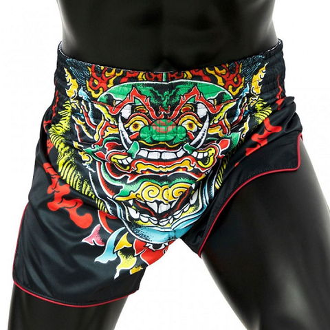 Fairtex Muay Thai Shorts Fairtex Slim Cut Muay Thai Shorts Kabuki BS1912