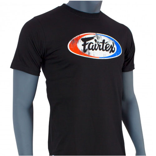 Fairtex Muay Thai T Shirt Vintage - Black