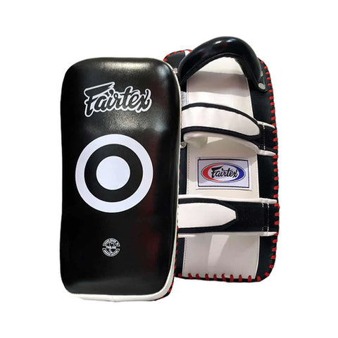 Fairtex Extra Thick Curved Kick Pads feature a curved design made from p...