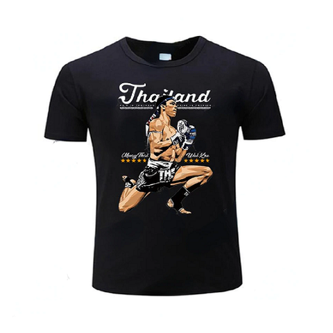 Fight Tees Muay Thai Wai Kru T Shirt is a round-neck T-shirt with short ...