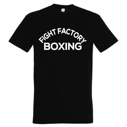 Fight Factory Trainer T Shirt - Black - The Fight Factory