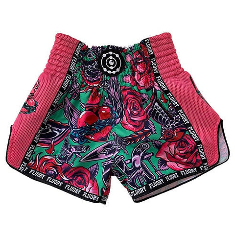 Fluory Eternity Tattoo Retro Muay Thai Shorts Pink
New comfort retro cut...