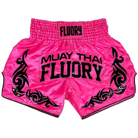 Fluory Neon Retro Muay Thai Shorts Pink
New comfort retro cut, mesh side...