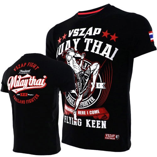 VSZAP Muay Thai Flying Knee T Shirt - The Fight Factory