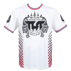 TUFF Double Tiger T-Shirt - White - The Fight Factory