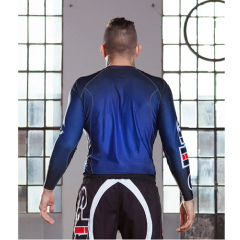 Grips Longsleeve Rash Guard Grips GT04 Long Sleeve Rashguard Blue