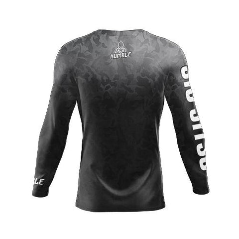 Humble Fightwear Longsleeve Rash Guard Humble Black Camo Rashguard
