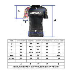 Humble Fightwear Short Sleeve Rashguards Humble United Rashguard