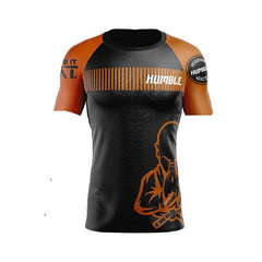 Humble Fightwear Short Sleeve Rashguards XS / Brown Humble Ranked Rashguards