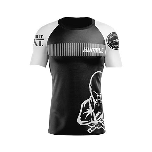 Humble Fightwear Short Sleeve Rashguards XS / White Humble Ranked Rashguards