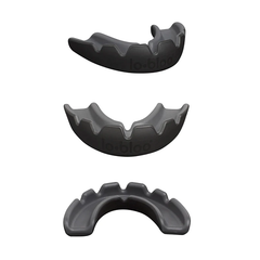 Lobloo Slick Professional Dual Density Mouth Guard Black - The Fight Factory