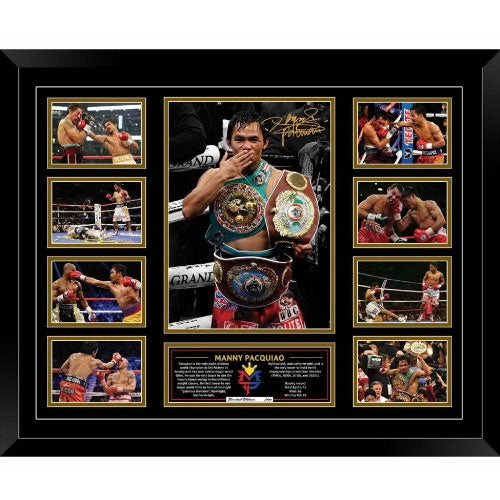 Manny Pacquiao Signed Photo Framed Limited Edition