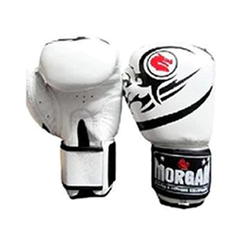 Morgan Boxing Gloves 8oz / Black Morgan Elite Boxing & Muay Thai Leather Gloves