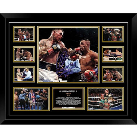 GEORGE 'FEROCIOUS' KAMBOSOS JR FRAMED MEMORABILIA
Buy it for yourself or...