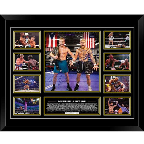 Logan & Jake Paul FRAMED MEMORABILIA
Buy it for yourself or it can b...