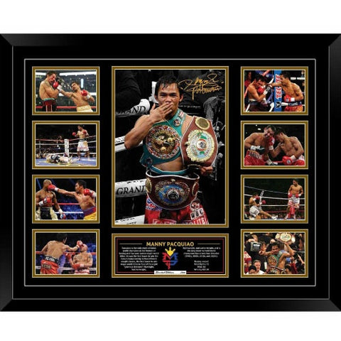 Manny Pacquiao Signed Photo Framed Limited Edition – The Fight Factory