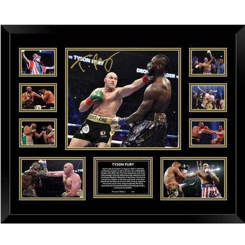 Tyson Fury Signed Photo Framed Limited Edition
