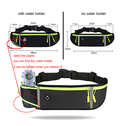 Not specified Running Accessories Running Waist Storage Bag