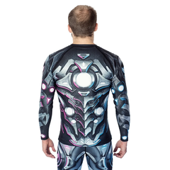 Raven Longsleeve Rash Guard Raven Cyberpunk Rashguard