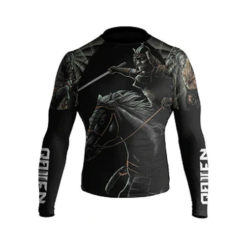 Raven Four Samurai Famine Rashguard