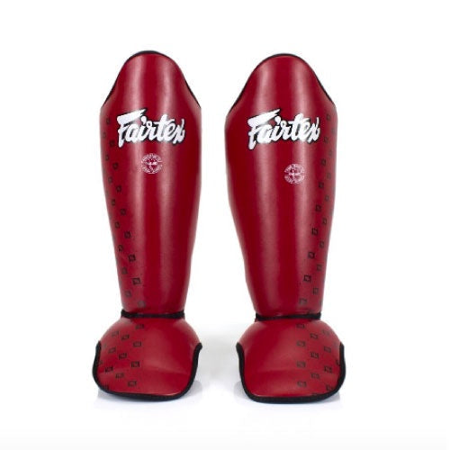 Fairtex Competition Shin Pads Sp5 - Red