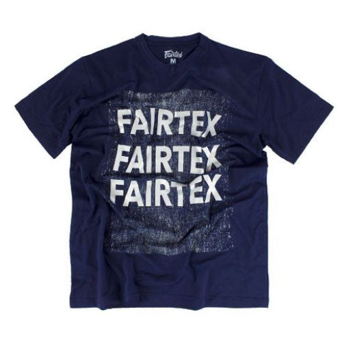 Fairtex Muay Thai T Shirt TST155 - Blue - The Fight Factory