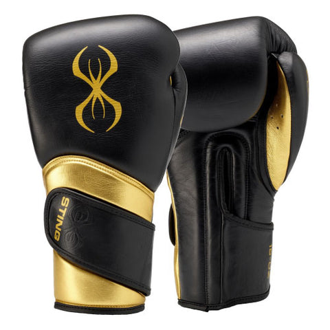 STING Boxing Gloves 12oz / Black/Grey Sting Viper X Boxing Gloves