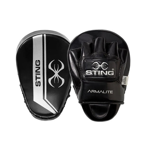 STING FOCUS MITTS Black/Bronze Sting Armalite Boxing Focus Mitts