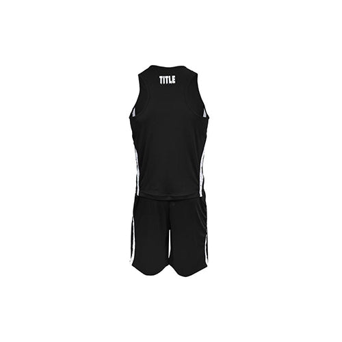 Title Boxing Boxing Shorts & Singlets Title Performance Aerovent Black Boxing Set